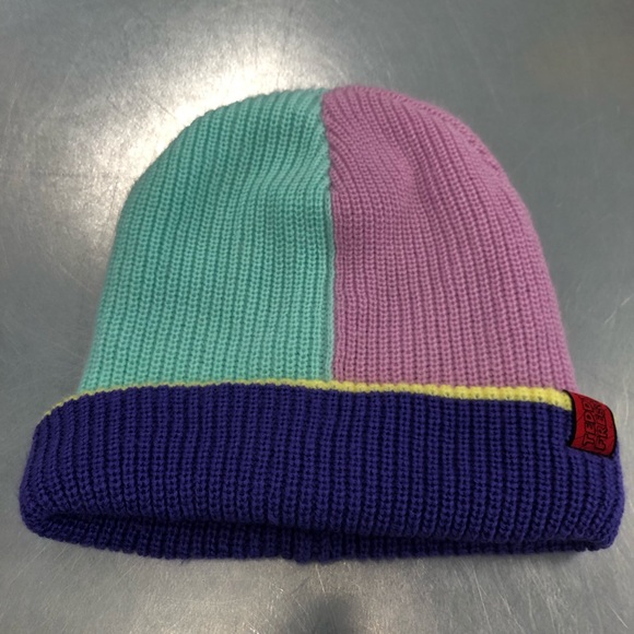 Teddy Fresh Pastel Color Block Beanie 